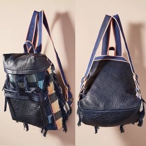 anthropologie blue leather backpack Sloan With the same feel as our original Sloan Backpack Backpack in Pacific Blue |